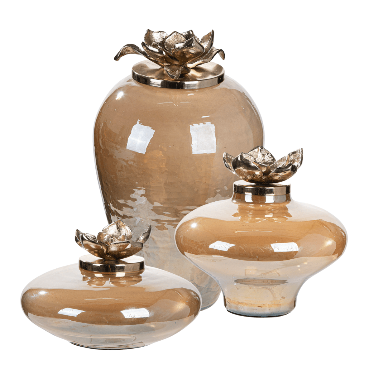 AURIELLE LIDDED VASES