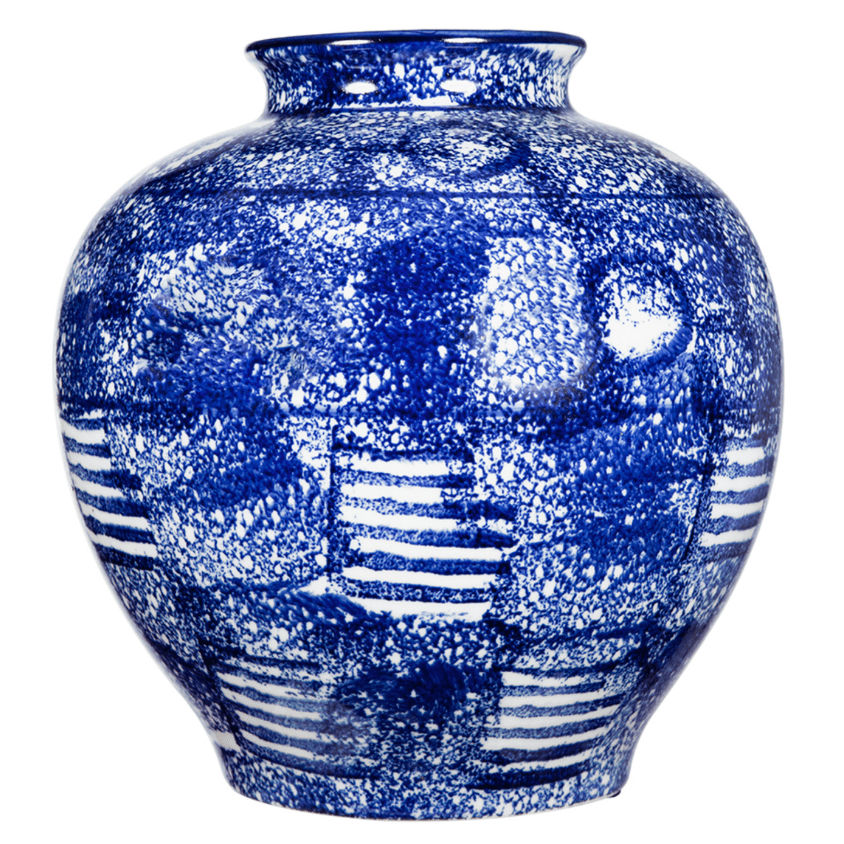 INDIGO WAVE VASE