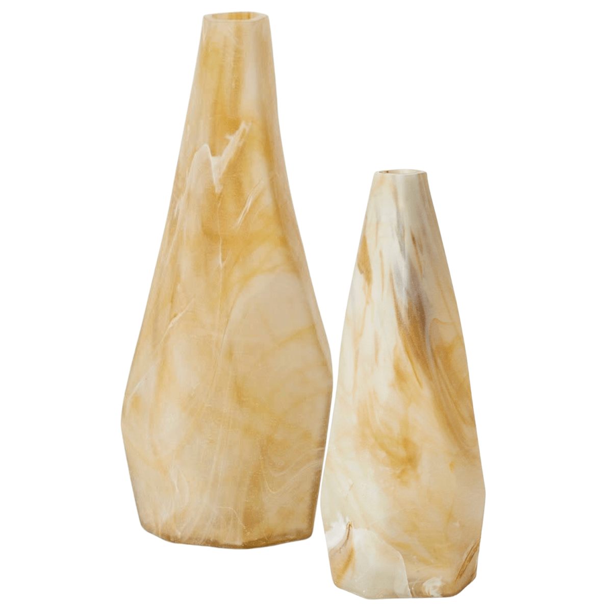 CIRRA TAPERED GLASS VASES