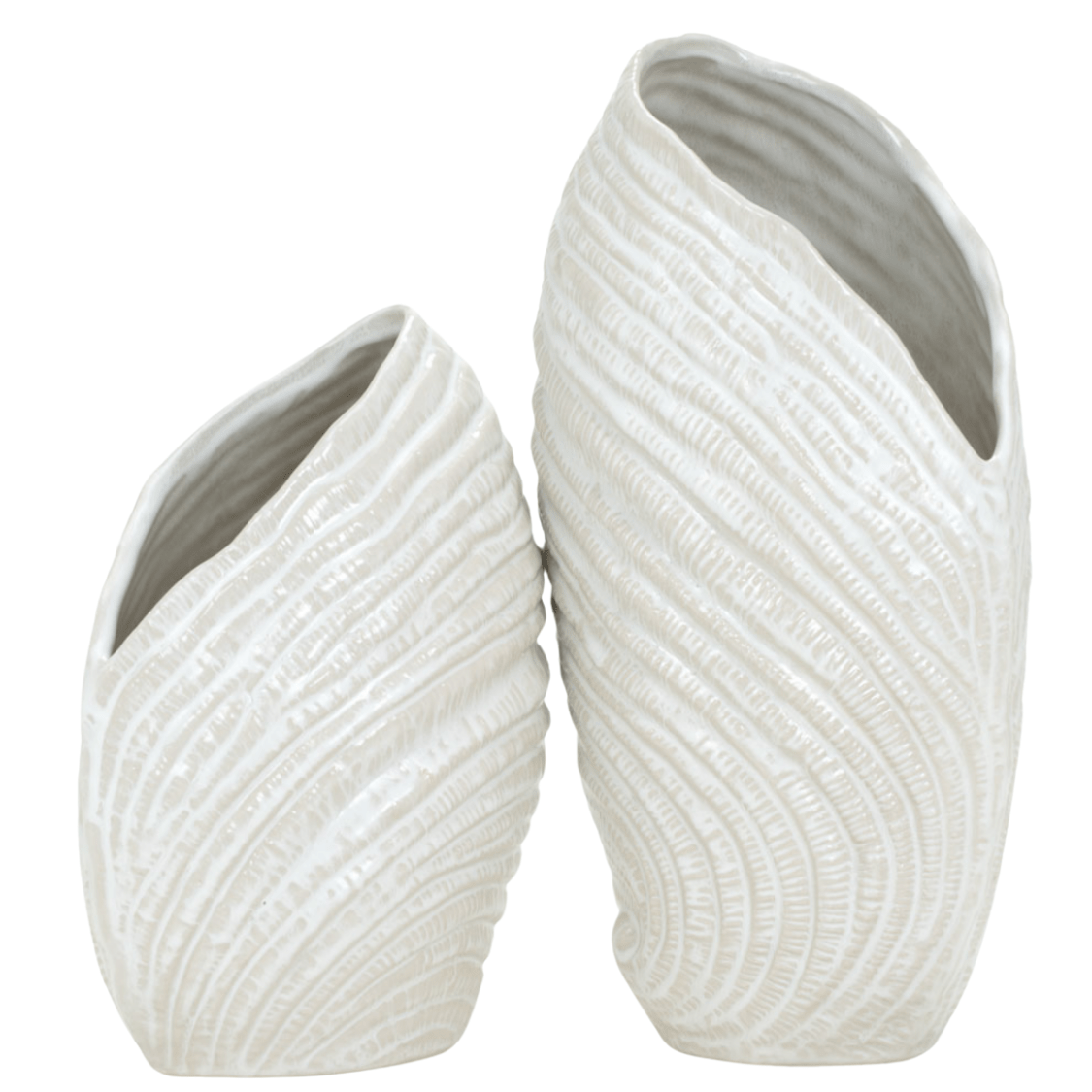 ORVÉNA SCULPT VASE COLLECTION Set of 2