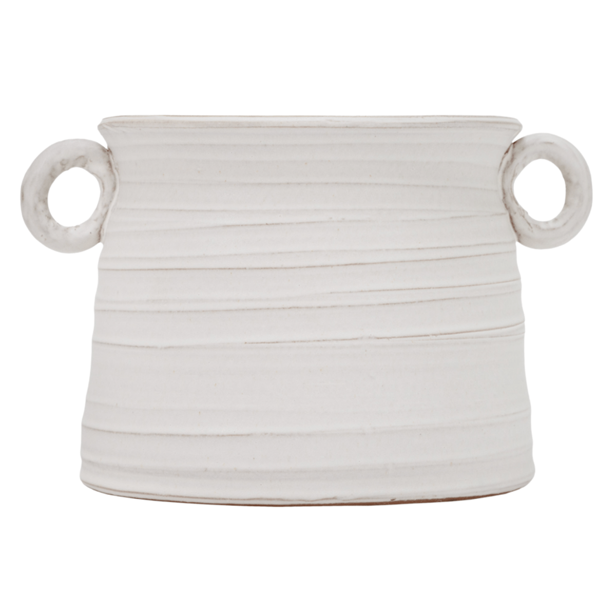ELVANO DUAL-HANDLE SCULPT VASE