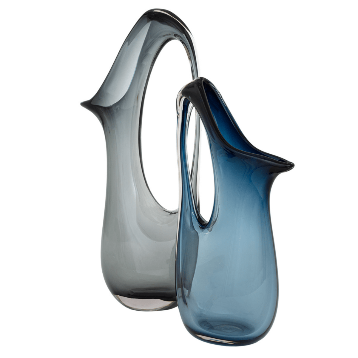 CARMICHAEL ART GLASS PITCHERS